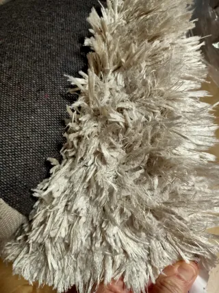 Alfombra blanca - Pelo largo. Leroy Merlin