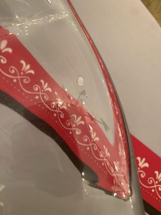 Elegante florero de cristal