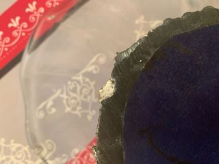 Elegante florero de cristal