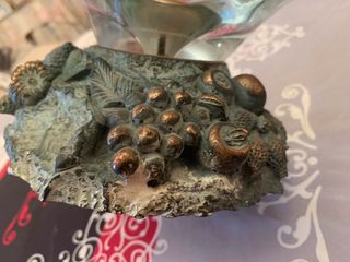 Elegante florero de cristal