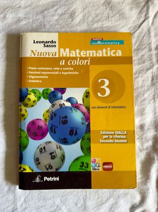 Libro "Nuova Matematica a colori 3"
