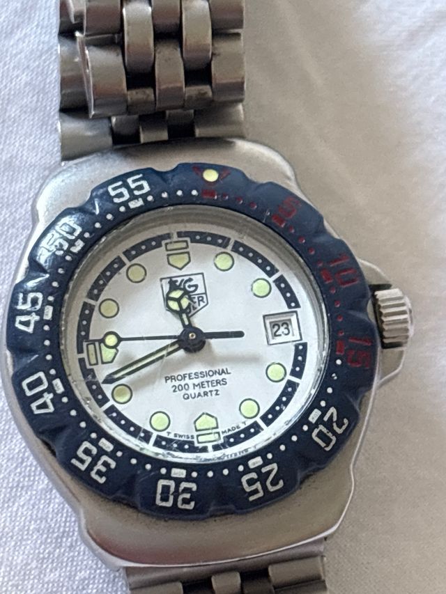 Tag Heuer Vintage - Reloj plata