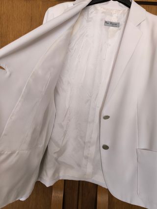 Traje pantalón blanco Paco Requena