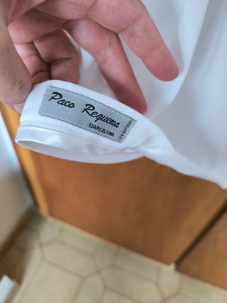 Traje pantalón blanco Paco Requena