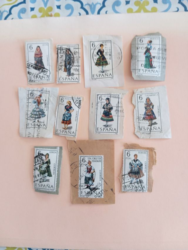 Sellos España: 11 sellos antiguos