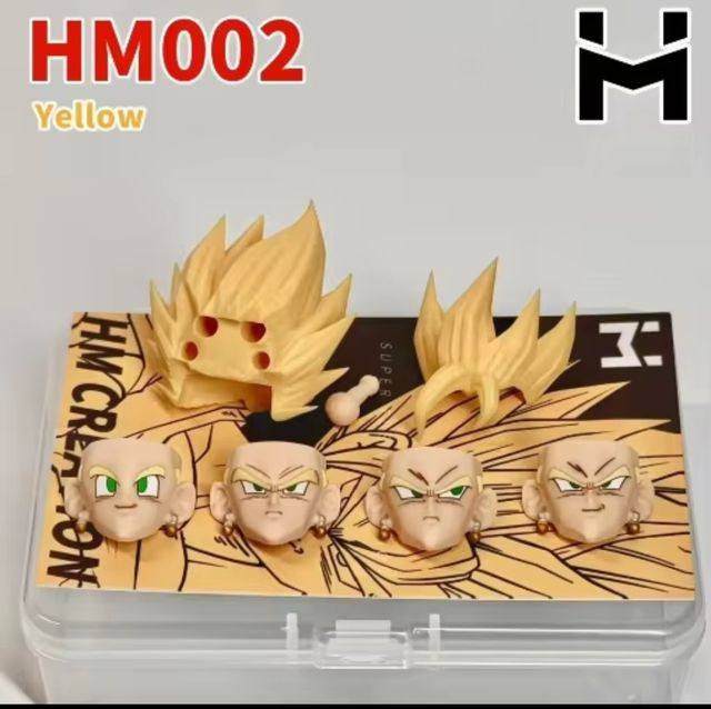 Cabellera Vegito SSJ para sh Figuarts