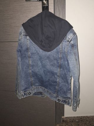Chaqueta vaquera niño con capucha