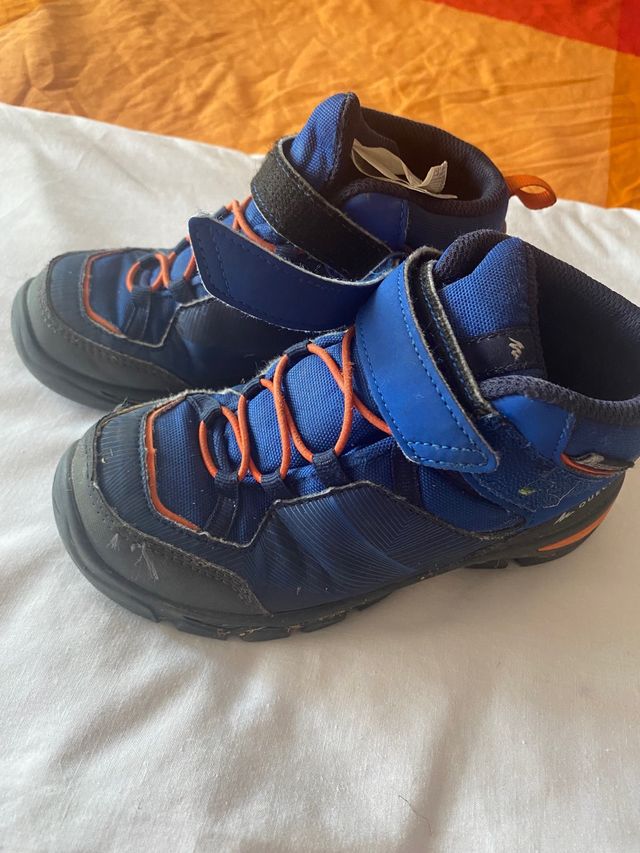 Botas montaña niño Quechua talla 31 - 2 pares