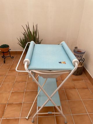 Bañera cambiador bebé plegable