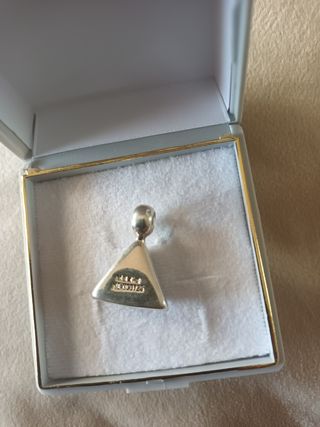 Colgante triángulo plata 925mm