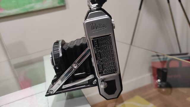 Welta Weltur II (1936).Cámara de fuelle