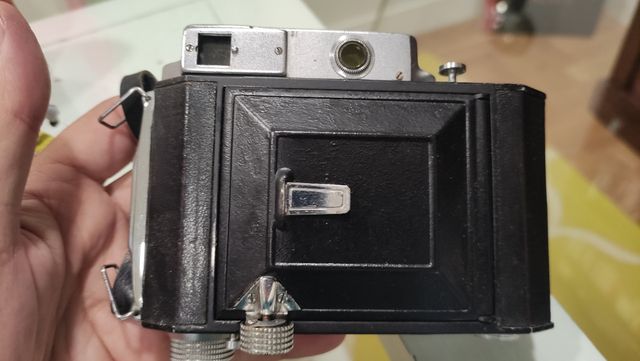 Welta Weltur II (1936).Cámara de fuelle