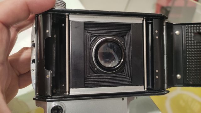 Welta Weltur II (1936).Cámara de fuelle