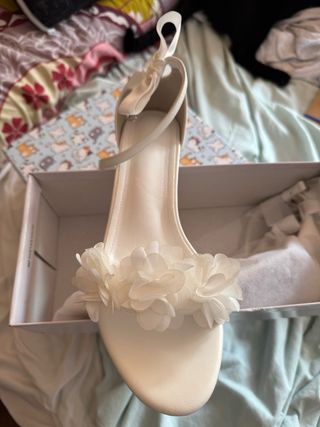 Zapatos novia blancos - Tacones
