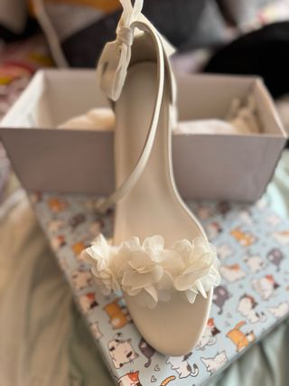 Zapatos novia blancos - Tacones