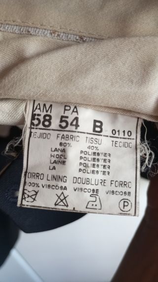 Traje Cortefiel negro