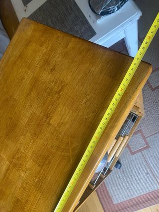 Carrito de verduras - Madera y metal 