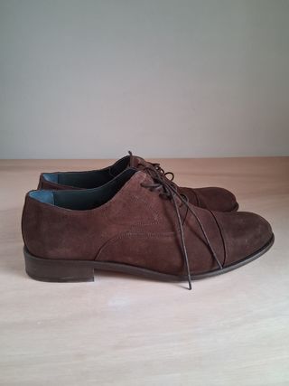 Zapatos Oxford HUSSARS serraje marrón 43