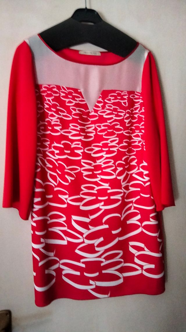 Casacca rossa a maniche 3/4