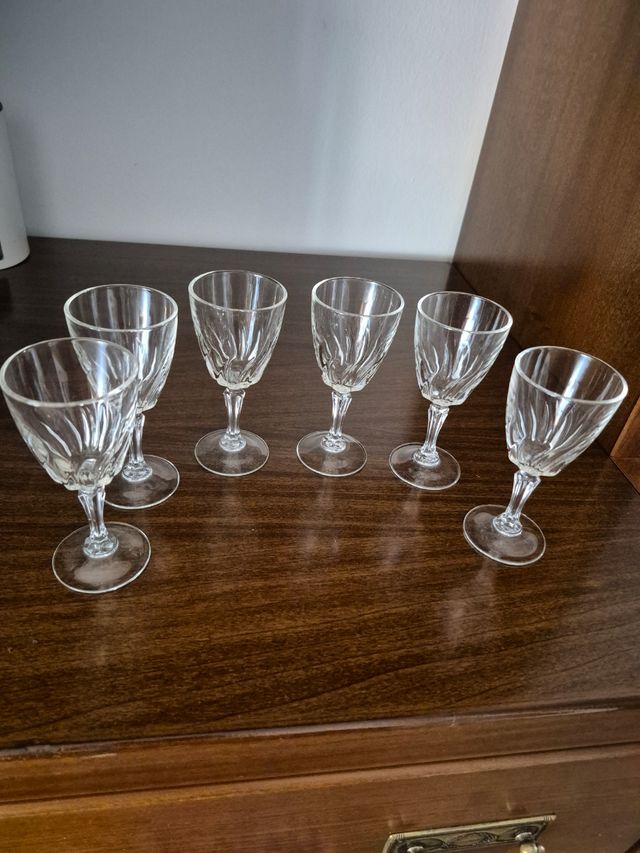 6 bicchieri da liquore 