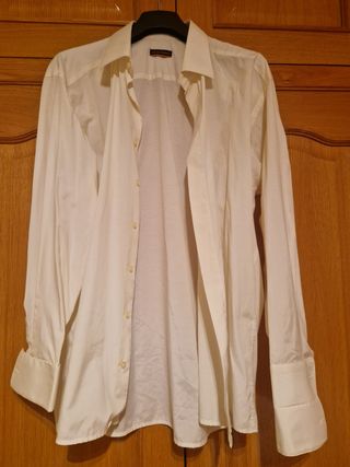 CAMISA DOBLE PUÑO GEMELOS