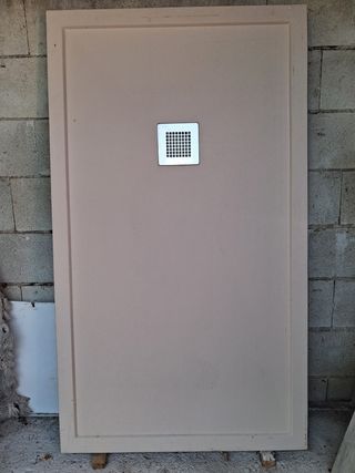 Plato ducha 140x80 - Gris/Crema
