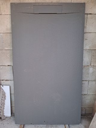 Plato ducha 140x80 - Gris/Crema