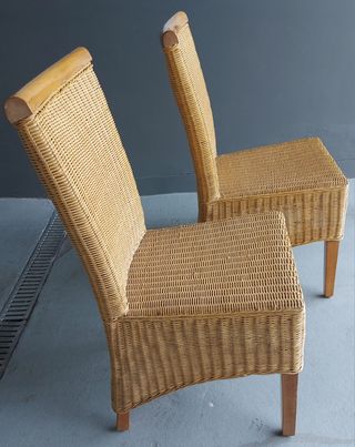 2 Sillas mimbre