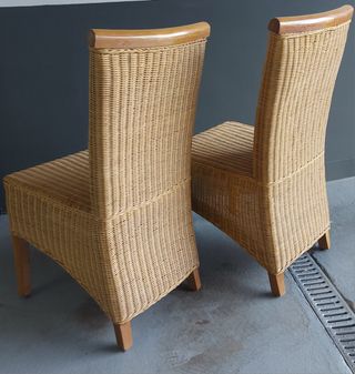 2 Sillas mimbre