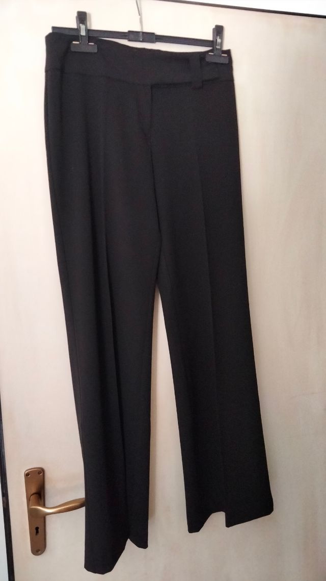 Pantaloni palazzo neri donna