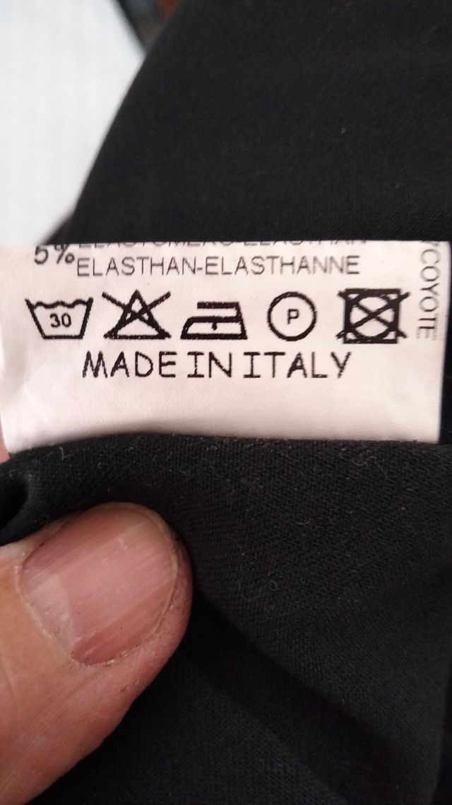 Pantaloni palazzo neri donna