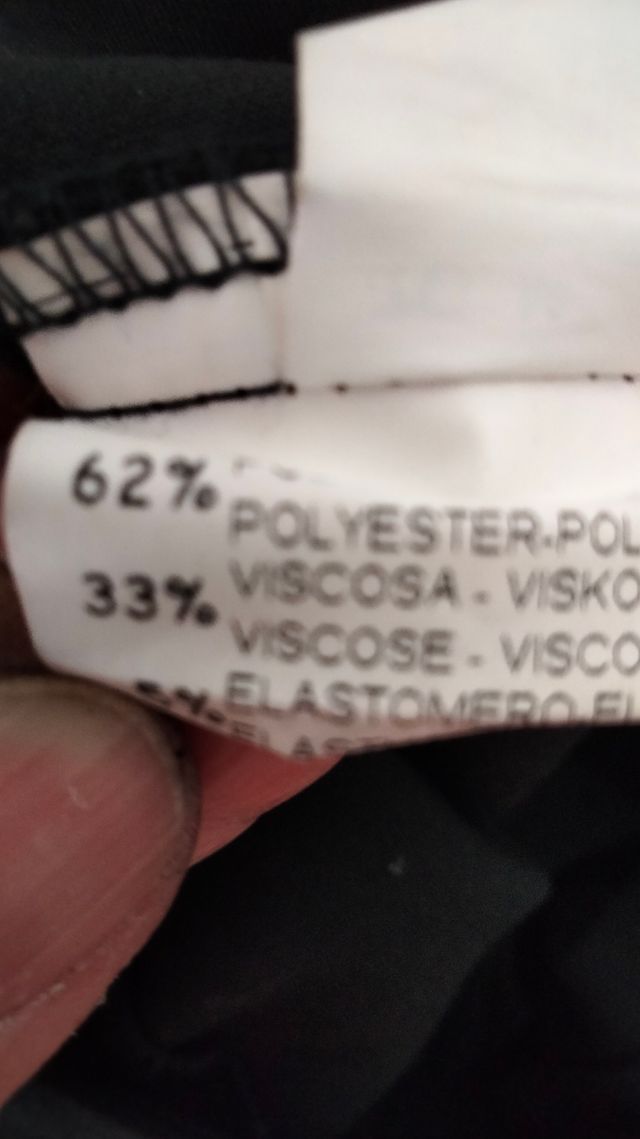 Pantaloni palazzo neri donna