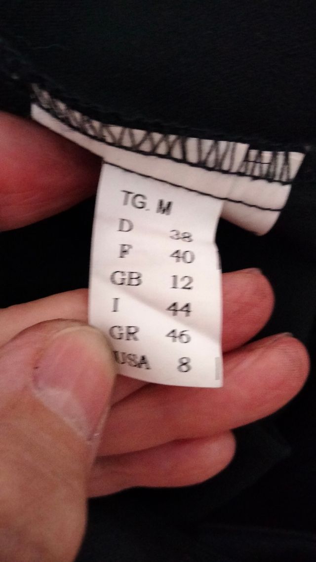 Pantaloni palazzo neri donna