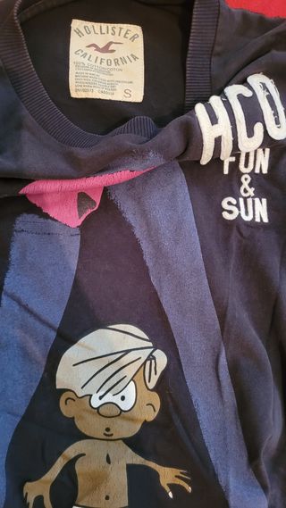 Camiseta Hollister negra - Fun & Sun