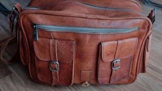 Bolso bandolera cuero original - Nuevo