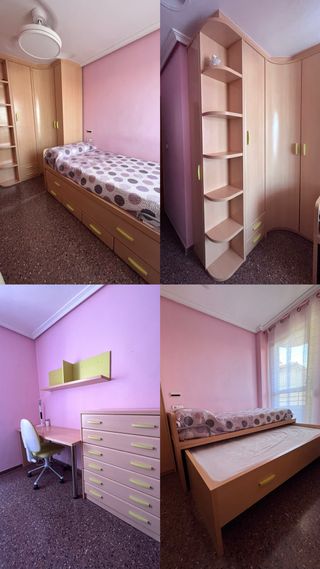 Habitación juvenil completa - Muebles
