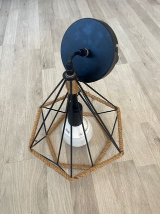 Lámpara techo estilo industrial