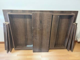 Mesa comedor extensible de madera 160x100 200x100