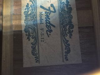 Guitarra Fender F-5-12 12 cuerdas