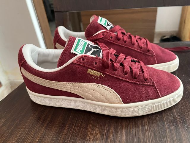 Zapatillas Puma Suede rojas