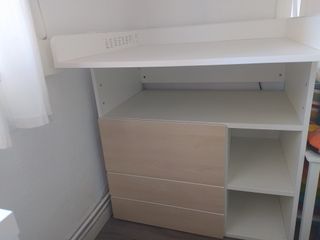 Cambiador Ikea Smastad blanco