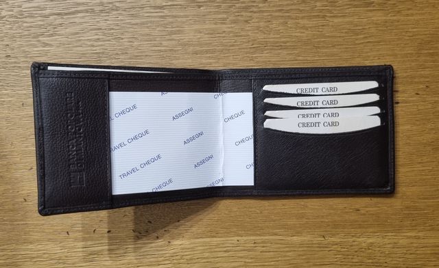 Portafoglio Banca Popolare Mantova - Nero