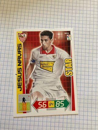 Cromo Jesús Navas Sevilla FC