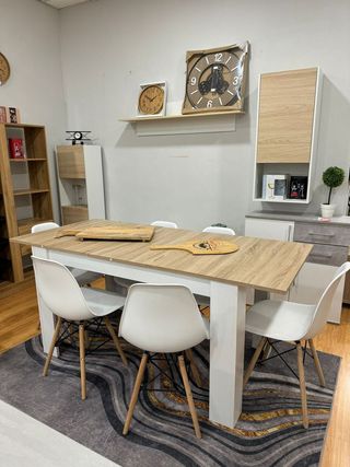 Mesa extensible + 6 sillas