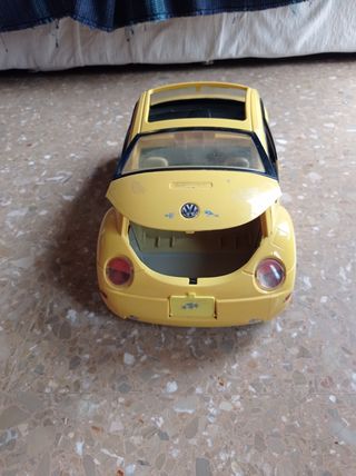 Coche Barbie VW Escarabajo Amarillo