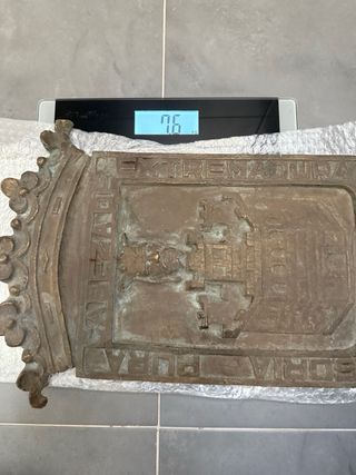 Escudo Soria Bronce antiguo