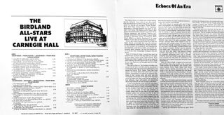 Jazz - Birdland All Stars Carnegie Hall LP