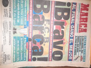 Prensa deportiva antigua