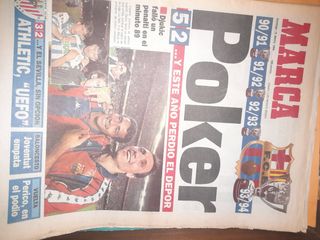 Prensa deportiva antigua