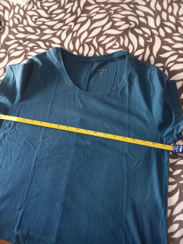 Camiseta C&A M - Teal